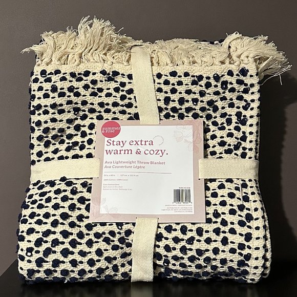 Summer & Rose Ava Lightweight Throw Blanket - Picture 5 of 9